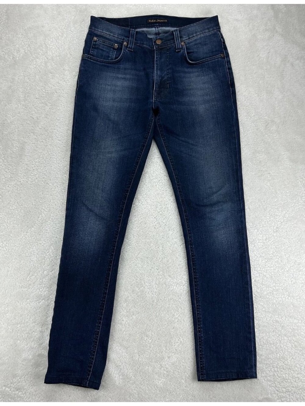 Nudie Jeans Lean Dean Mens 30x29 Deep Sparkle Skinny Tag 30x32 “Read”
